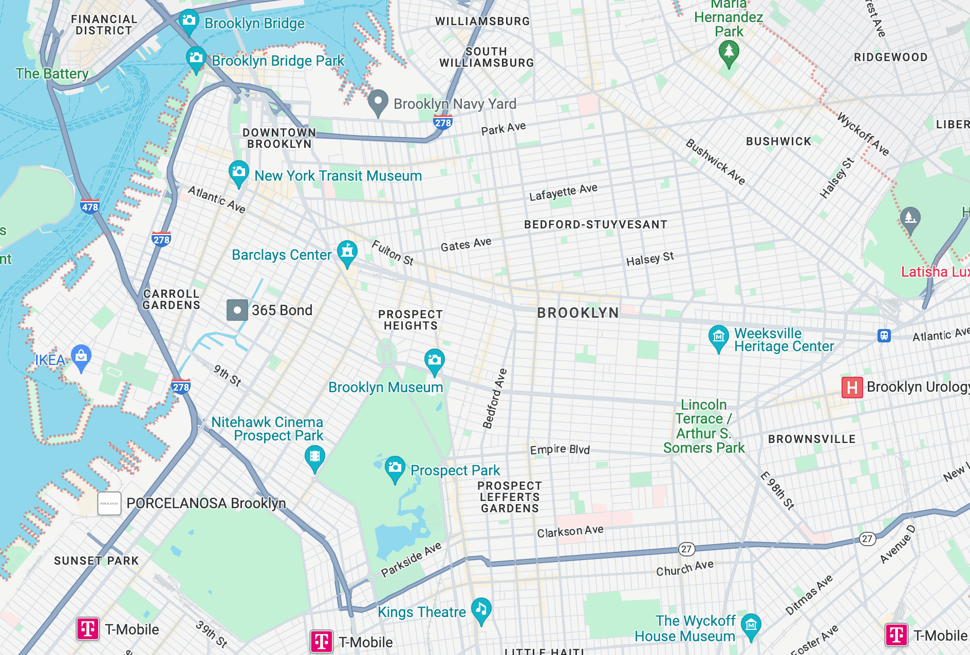 Map location