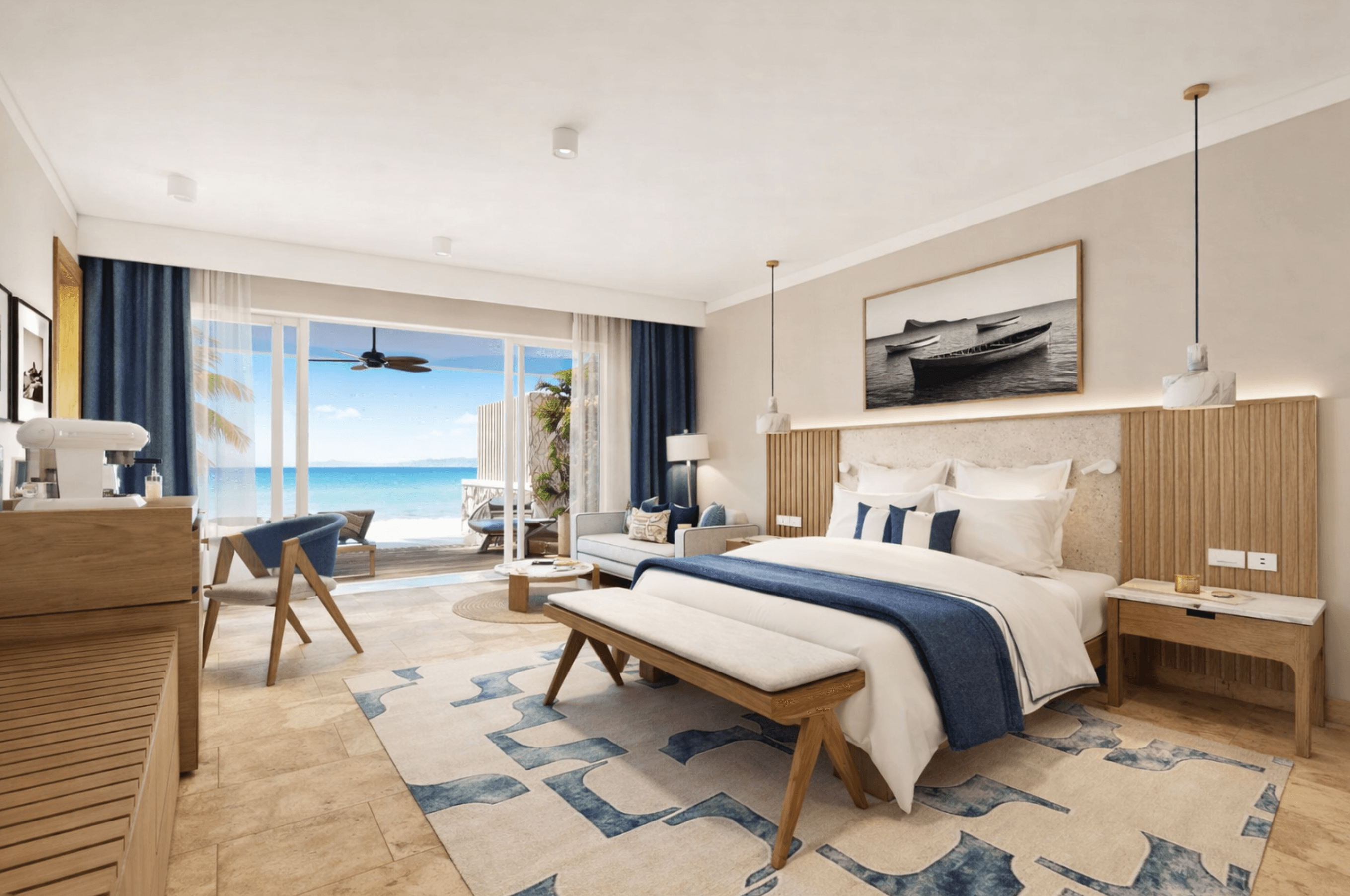 Sea View Junior Suite overlooking Les Salines beach