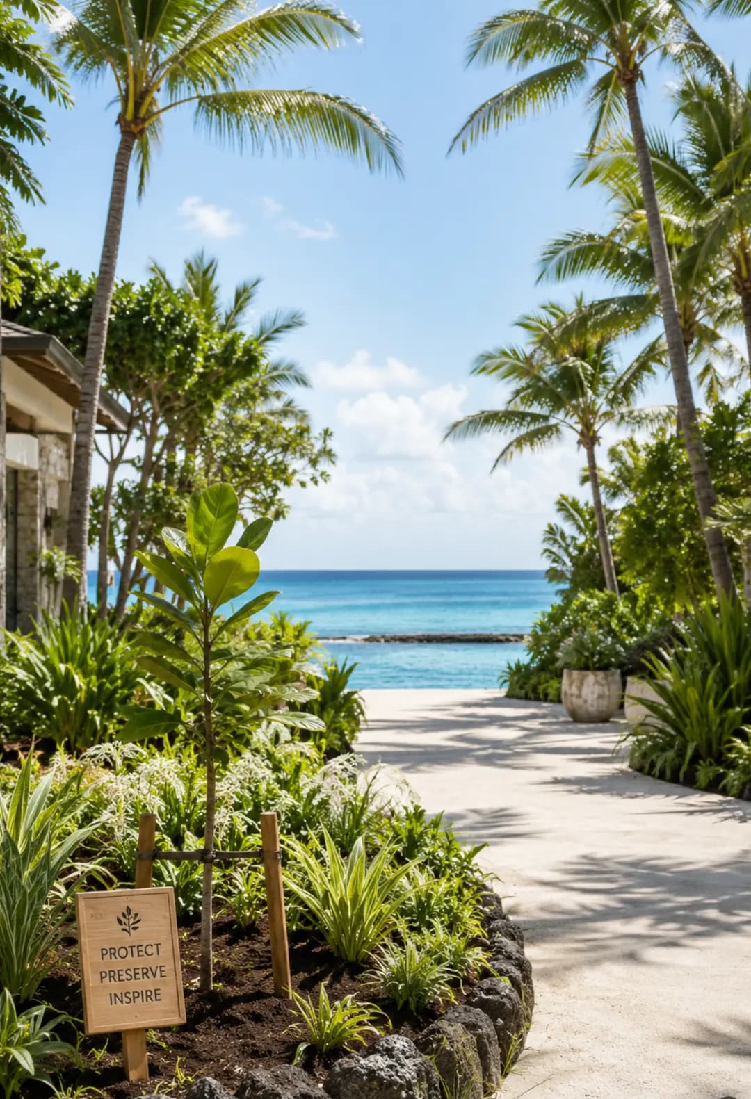 View toward the beach from WESS