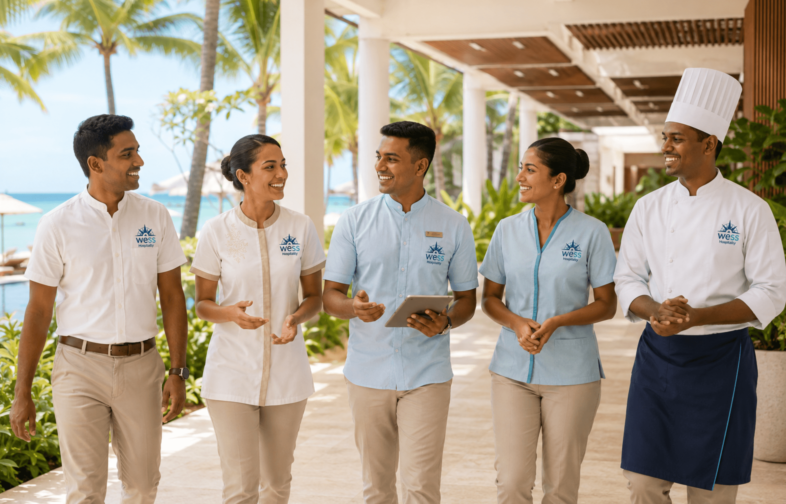 WESS Hotels poolside dining