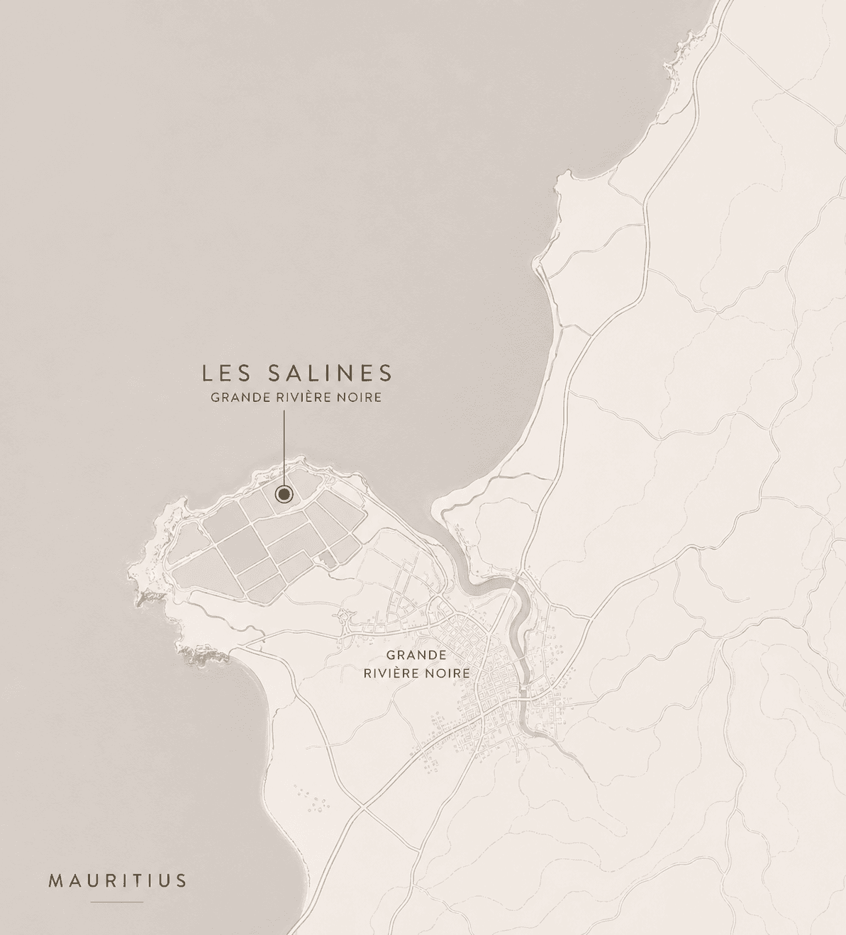 Map — Les Salines