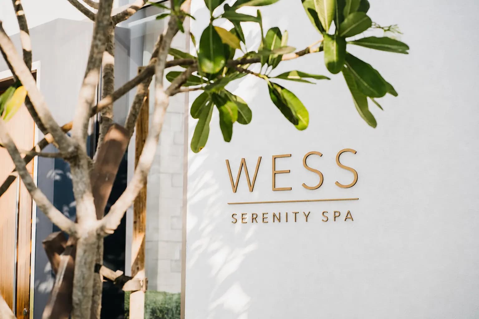 Serenity Spa outdoor pool and lounge at Les Salines